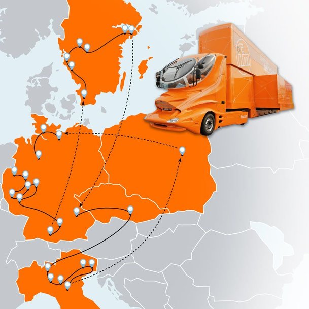 ifm-Roadshow – Mit dem ifm-Truck quer durch Europa